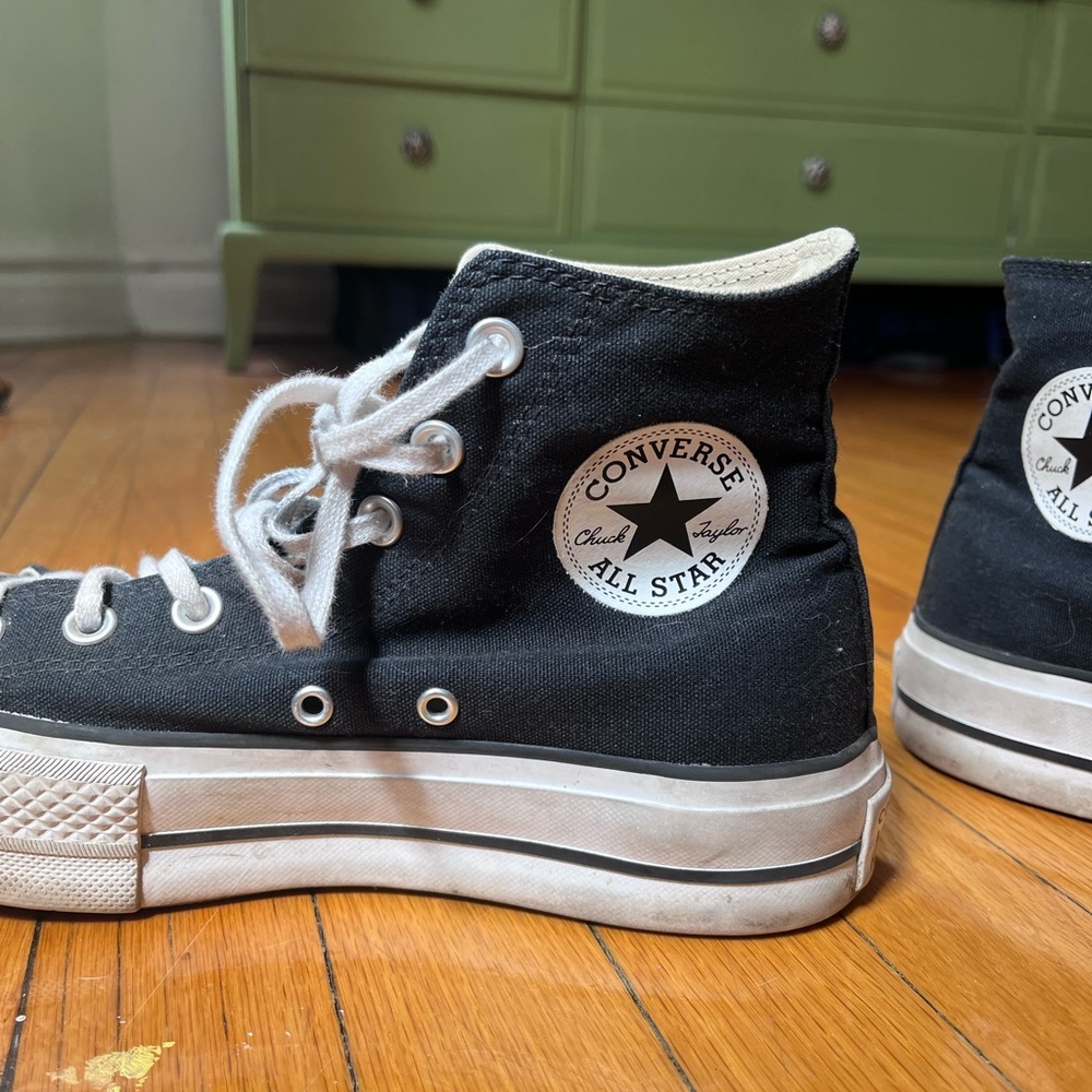 Platform converse high tops